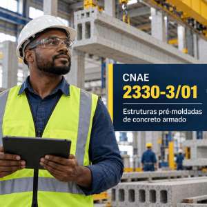 CNAE 2330-3/01 Fabricação de Estruturas Pré-Moldadas de Concreto Armado: Guia para Abrir e Tributar