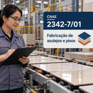CNAE 2342-7/01 Fabricação de Azulejos e Pisos: Guia para Abrir e Tributar