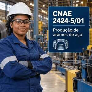 CNAE 2424-5/01 Produção de Arames de Aço: Guia para Abrir e Tributar