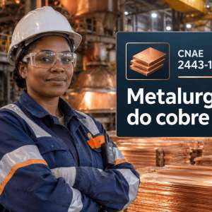 CNAE 2443-1/00 Metalurgia do Cobre: Guia para Abrir e Tributar