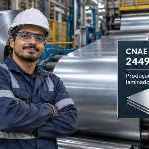 CNAE 2449-1/02 Produção de Laminados de Zinco: Guia para Abrir e Tributar