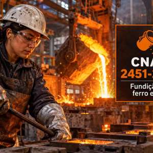 CNAE 2451-2/00 Fundição de Ferro e Aço: Guia para Abrir e Tributar