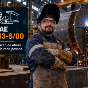 CNAE 2513-6/00 Fabricação de Obras de Caldeiraria Pesada: Guia para Abrir e Tributar