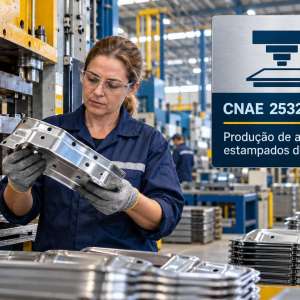 CNAE 2532-2/01 Produção de Artefatos Estampados de Metal: Guia para Abrir e Tributar