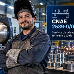 CNAE 2539-0/01 Serviços de Usinagem, Tornearia e Solda: Guia para Abrir e Tributar