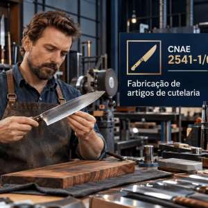 CNAE 2541-1/00 Fabricação de Artigos de Cutelaria: Guia para Abrir e Tributar