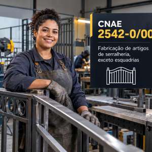CNAE 2542-0/00 Fabricação de Artigos de Serralheria, Exceto Esquadrias: Guia para Abrir e Tributar