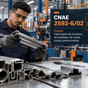 CNAE 2592-6/02 Fabricação de Produtos de Trefilados de Metal: Guia para Abrir e Tributar