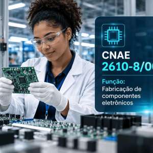 CNAE 2610-8/00 Fabricação de Componentes Eletrônicos: Guia para Abrir e Tributar