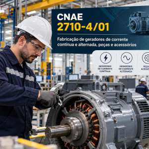 CNAE 2710-4/01 Fabricação de Geradores de Energia Elétrica: Guia para Abrir e Tributar