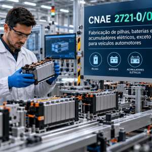 CNAE 2721-0/00 Fabricação de Pilhas, Baterias e Acumuladores Elétricos: Guia para Abrir e Tributar