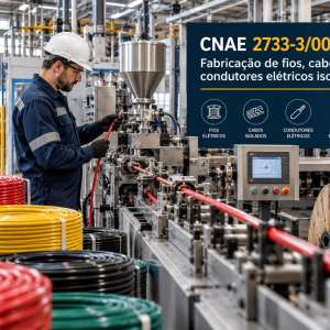 CNAE 2733-3/00 Fabricação de Fios, Cabos e Condutores Elétricos: Guia para Abrir e Tributar