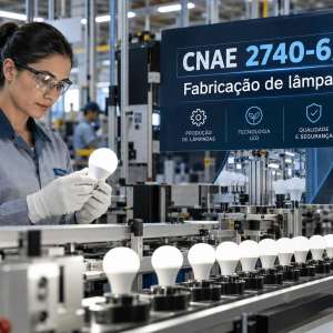 CNAE 2740-6/01 Fabricação de Lâmpadas: Guia para Abrir e Tributar