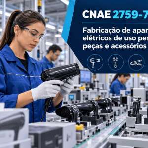 CNAE 2759-7/01 Fabricação de Aparelhos Elétricos de Uso Pessoal: Guia para Abrir e Tributar
