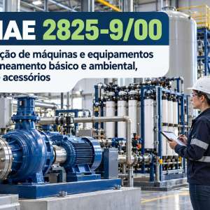 CNAE 2825-9/00 Fabricação de Máquinas para Saneamento Básico e Ambiental: Guia para Abrir e Tributar