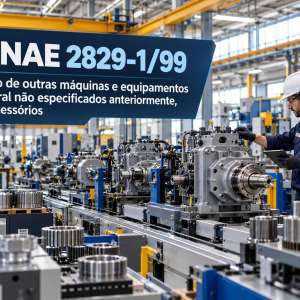 CNAE 2829-1/99 Fabricação de Outras Máquinas e Equipamentos de Uso Geral: Guia para Abrir e Tributar