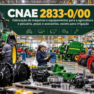 CNAE 2833-0/00 Fabricação de Máquinas para Agricultura e Pecuária: Guia para Abrir e Tributar