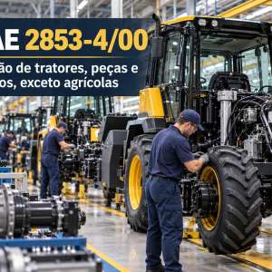 CNAE 2853-4/00 Fabricação de Tratores Não Agrícolas: Guia para Abrir e Tributar