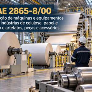 CNAE 2865-8/00 Fabricação de Máquinas para Celulose e Papel: Guia para Abrir e Tributar