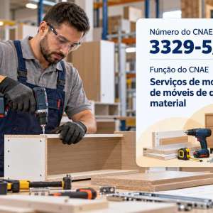 CNAE 3329-5/01 Serviços de Montagem de Móveis de Qualquer Material: Guia para Abrir e Tributar