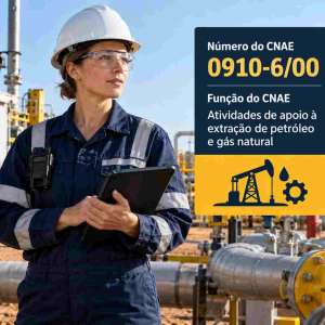 CNAE 0910-6/00 Atividades de Apoio à Extração de Petróleo e Gás Natural: Guia para Abrir e Tributar