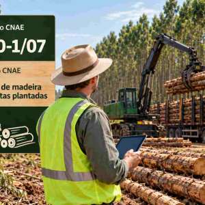 CNAE 0210-1/07 Extração de Madeira em Florestas Plantadas: Guia para Abrir e Tributar