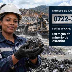 CNAE 0722-7/01 Extração de Minério de Estanho (Cassiterita): Guia para Abrir e Tributar