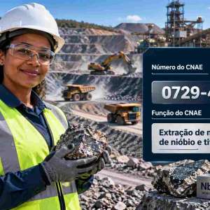 CNAE 0729-4/01 Extração de Minérios de Nióbio e Titânio: Guia para Abrir e Tributar
