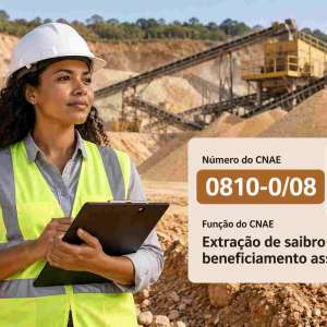 CNAE 0810-0/08 Extração de Saibro e Beneficiamento Associado: Guia para Abrir e Tributar