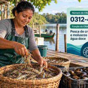CNAE 0312-4/02 Pesca de Crustáceos e Moluscos em Água Doce: Guia para Abrir e Tributar