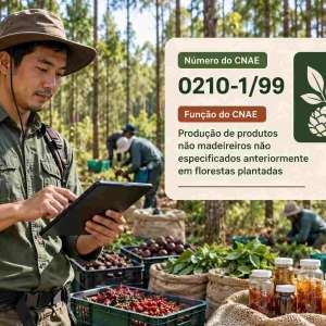 CNAE 0210-1/99 Produção de Produtos Não Madeireiros em Florestas Plantadas: Guia para Abrir e Tributar