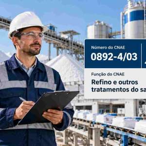 CNAE 0892-4/03 Refino e Outros Tratamentos do Sal: Guia para Abrir e Tributar