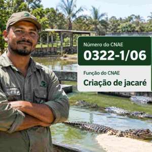 CNAE 0322-1/06 Criação de Jacaré: Guia para Abrir e Tributar