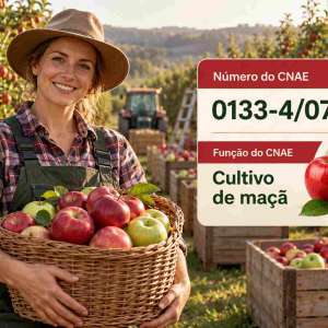 CNAE 0133-4/07 Cultivo de Maçã: Guia para Abrir e Tributar
