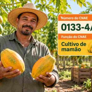 CNAE 0133-4/08 Cultivo de Mamão: Guia para Abrir e Tributar