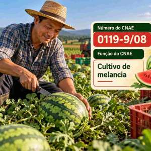 CNAE 0119-9/08 Cultivo de Melancia: Guia para Abrir e Tributar