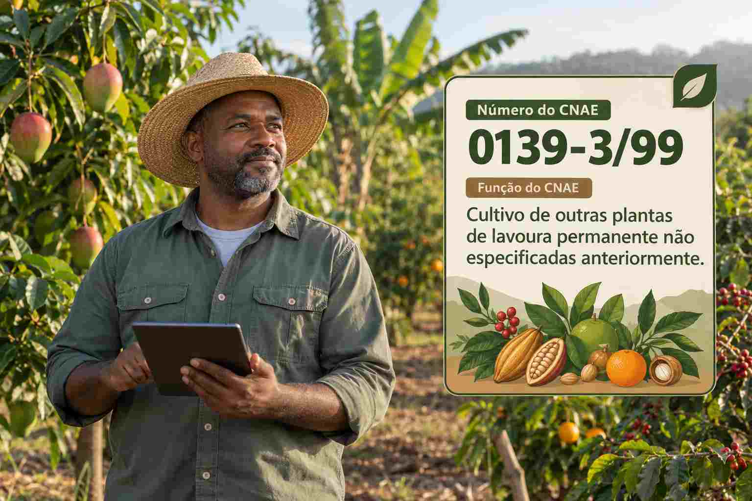 Oliveiras carregadas de azeitonas no Rio Grande do Sul, ilustrando o CNAE 0139-3/99