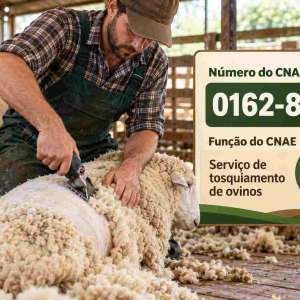CNAE 0162-8/02 Serviço de Tosquiamento de Ovinos: Guia para Abrir e Tributar